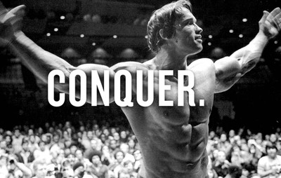 

Spirit Of Sports - Motivational Quote - Conquer - Arnold Schwarzenegger - A3 Size Unframed Poster Paper Print(16.5 inch X 11.6 inch)