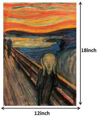 23% OFF on The Scream Paper Print(18 inch X 12 inch, Rolled) 23% OFF on The Scream Paper Print(18 inch X 12 inch, Rolled)