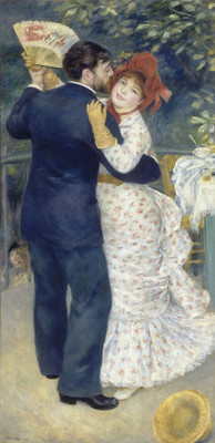 

Old Masters Collection - A Dance in the Country By Pierre-Auguste Renoir - Ready To Frame Rolled Digital Art Print On Photographic Paper(24 inch X 12 inch, Rolled)