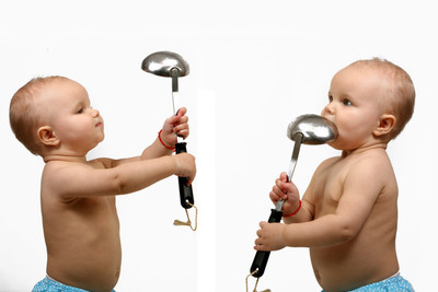 

oshi - Baby Chefs (2) Paper Print(12 inch X 18 inch)
