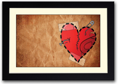 

Broken Heart Fine Art Print(14 inch X 20 inch, Framed)