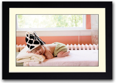 

Cute Baby Sleeping Beside Window Fine Art Print(14 inch X 20 inch, Framed)