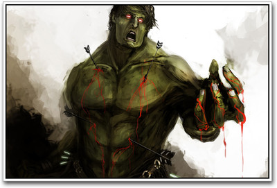 

Hulk Artistic Paper Print(12 inch X 18 inch)