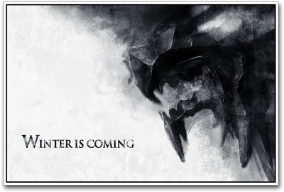 

Winter is Coming Game of Thrones stunning Paper Print(12 inch X 18 inch)