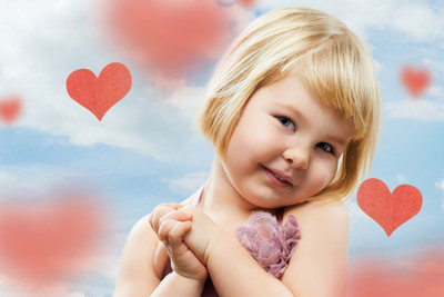 

Child's Love - Cute Girl Paper Print(12 inch X 18 inch)