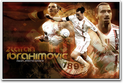 

Zlatan Ibrahimovic Football Photographic Paper(12 inch X 18 inch)