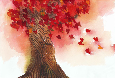 

Love Tree Paper Print(13 inch X 19 inch, Rolled)