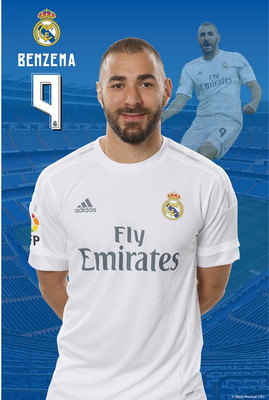 

Real Madrid C.F. Mini Poster Benzema 41 Paper Print(18 inch X 12 inch, Rolled)