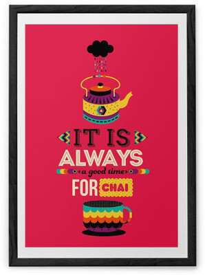 

Chai Fine Art Print(36 inch X 24 inch, Framed)