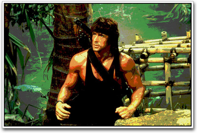 

Sylvester Stallone Rambo Paper Print(12 inch X 18 inch)