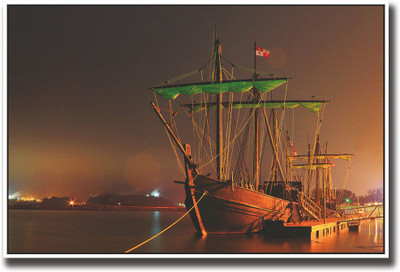 

Docked Ship Fine Art Print(12 inch X 18 inch, Rolled)
