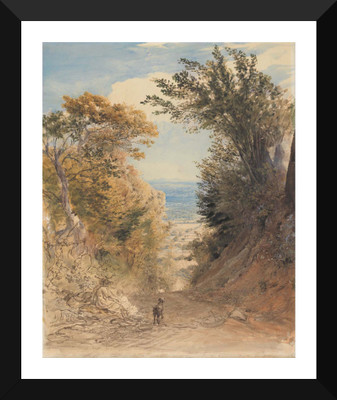 

Tallenge Old Masters Collection - View from Rook's Hill, Kent by Samuel Palmer - Premium Quality A3 Size Framed Poster Paper Print(17 inch X 12 inch, Framed)