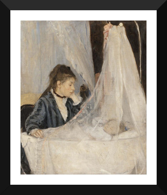 

Tallenge Old Masters Collection - The Cradle by Berthe Morisot - Premium Quality A3 Size Framed Poster Paper Print(17 inch X 12 inch, Framed)