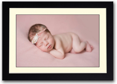 

Baby Looking Cute While Sleeping Fine Art Print(14 inch X 20 inch, Framed)