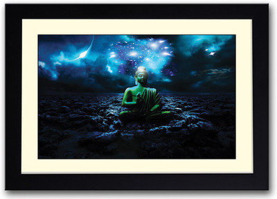 

Lord Gautham Buddha Fine Art Print(14 inch X 20 inch, Framed)