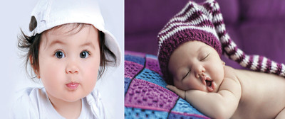 

Cute Baby Poster 2 Pcs Poster Smiling New Born Infant Child love Wall Decor 2 Pcs Combo Photographic Paper(12 inch X 18 inch)