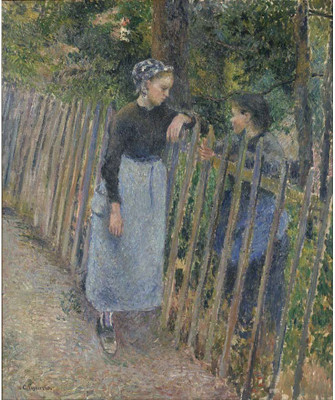 

Tallenge Modern Masters Collection - Conversation by Camille Pissarro - A3 Size Premium Quality Rolled Poster Paper Print(16.5 inch X 11.7 inch, Rolled)
