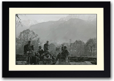 

Vintage Men Drinking Photography Fine Art Print(14 inch X 20 inch, Framed)