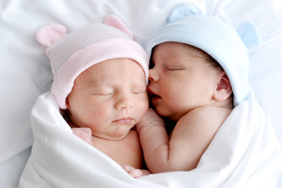 

Child'S Love - Sleeping Twins (2) Paper Print(12 inch X 18 inch, Streched)