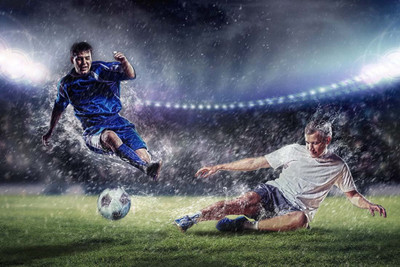 

Lets Play Football Paper Print(12 inch X 18 inch, Rolled)
