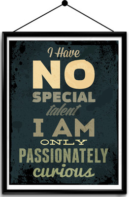 

Motivational quote framed posters Paper Print(16.5 inch X 13.7 inch, Framed)
