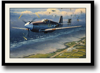 

Artistic fighter plane Fine Art Print(10 inch X 14 inch, Framed)