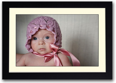

Cute Baby With Purple Cap Aps1603 Fine Art Print(14 inch X 20 inch, Framed)