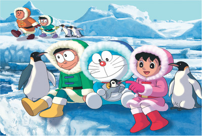 

Doraemon Family Paper Print(13 inch X 19 inch, Rolled)
