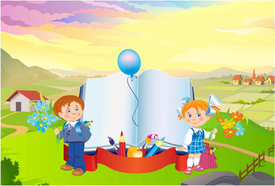 

Students and Book Wallpaper Paper Print(13 inch X 19 inch, Rolled)