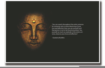 

Posterhouzz Gautama Buddha quote Fine Art Print(12 inch X 18 inch, Rolled)