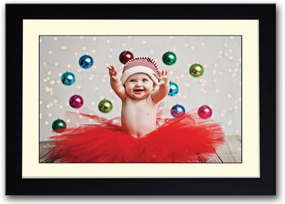 

Cute Newborn Playing Fine Art Print(14 inch X 20 inch, Framed)