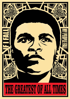 

Muhammad Ali - If I Fail We All Fail - Premium Quality A3 Size Unframed Poster Paper Print(16.53 inch X 11.69 inch, Unframed)