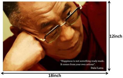 

Dalai Lama DAL1812P Poster(12 inch X 18 inch, Rolled)
