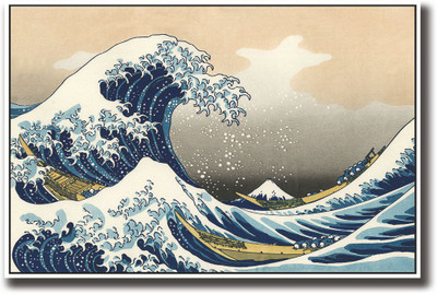 

The Great Wave Art Fine Art Print(12 inch X 18 inch, Rolled)
