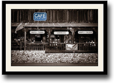 

Old Café photography Fine Art Print(10 inch X 14 inch, Framed)