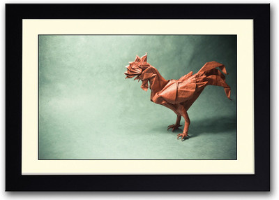 

Orange Cloth Hen Fine Art Print(14 inch X 20 inch, Framed)