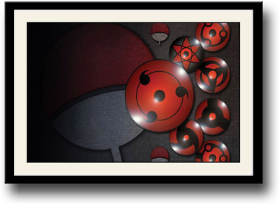 

Red Symbols Fine Art Print(10 inch X 14 inch, Framed)