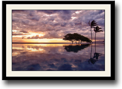 

Water Reflection Fine Art Print(10 inch X 14 inch, Framed)