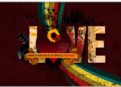 

Posterhouzz Where So Ever You Go Paper Print(12 inch X 18 inch, Rolled)