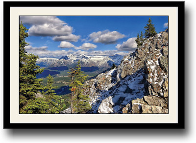 

Mountain View Fine Art Print(10 inch X 14 inch, Framed)