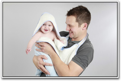 

Cute Baby with Father Photographic Paper(12 inch X 18 inch)