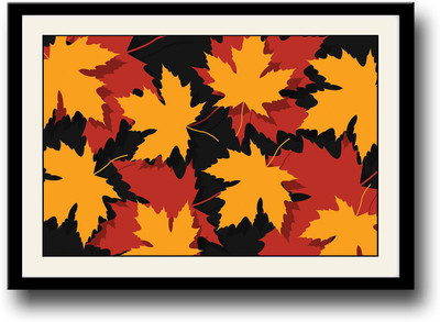 

Autumn Leaves Fine Art Print(10 inch X 14 inch, Framed)