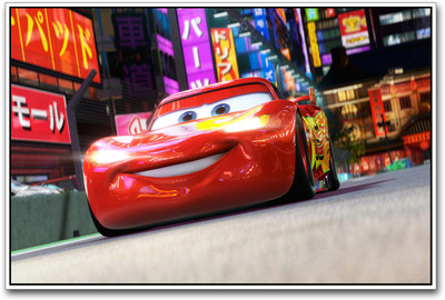 

Lightning Mcqueen in Cars 2 Paper Print(12 inch X 18 inch)