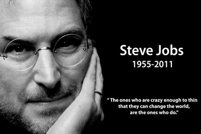 

Oshi - Steve Jobs Motivational Quote (2) Paper Print(12 inch X 18 inch, Stretched)