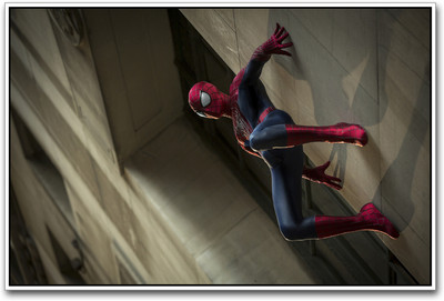 

Spiderman climbing the wall Paper Print(12 inch X 18 inch)