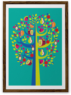 

Pastel Tree Fine Art Print(36 inch X 24 inch, Framed)