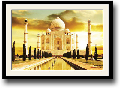 

The Taj mahal Fine Art Print(10 inch X 14 inch, Framed)