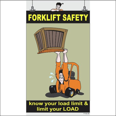 

Spooky Poster-Forklift Safety Paper Print(26 inch X 14.22 inch)