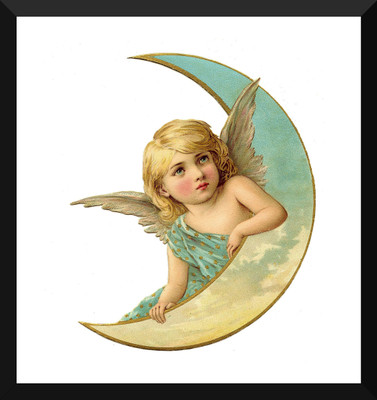 

Tallenge - Christmas Art - Angel MoOn Photographic Paper(18 inch X 17 inch, Framed)