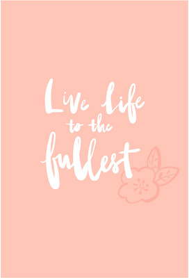 

Live Life Photographic Paper(19 inch X 13 inch, Rolled)